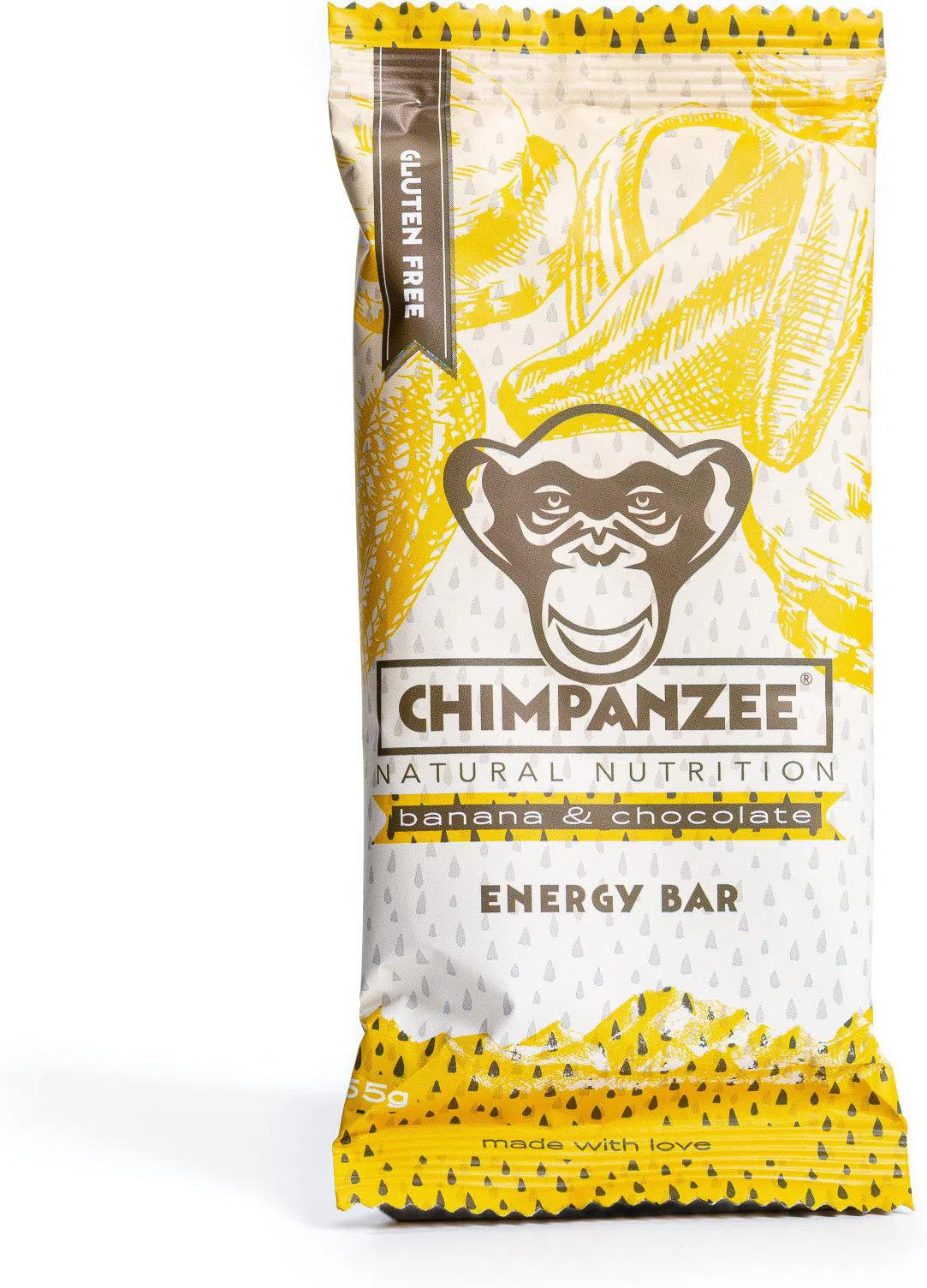 Chimpanzee Energiereep Doos (20x55gr) Banana - Chocolate