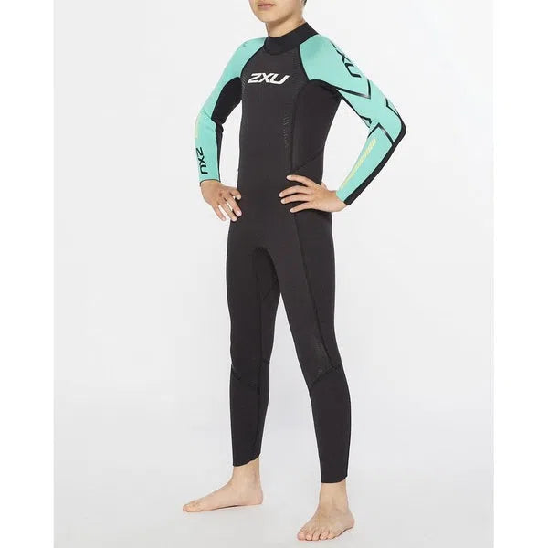 2XU Propel Wetsuit Kinderen Zwart - Oasis