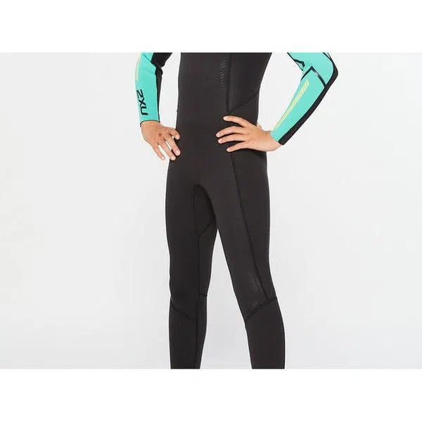 2XU Propel Wetsuit Kinderen Zwart - Oasis