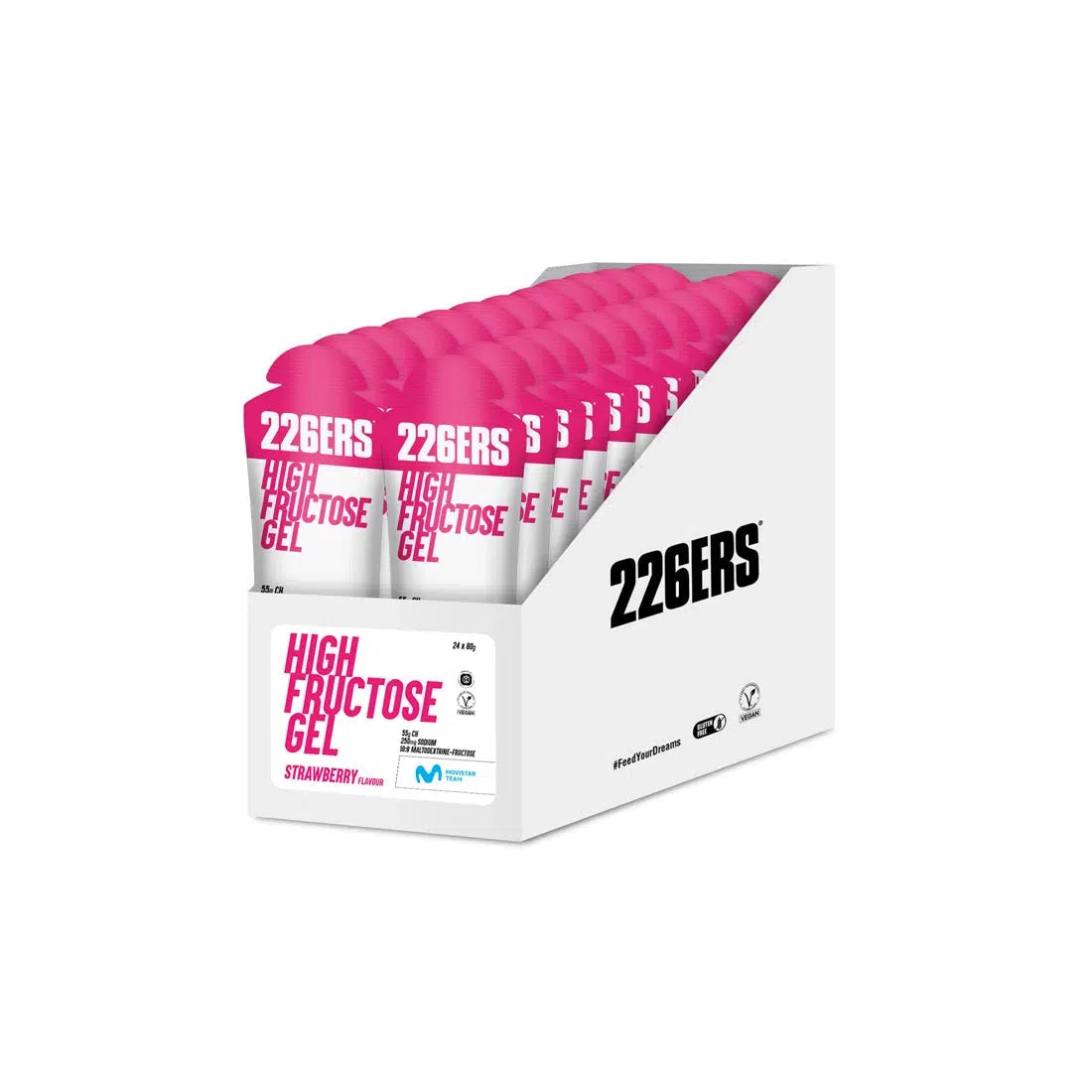 226ERS High Fructose Energiegel Doos (24x80gr)