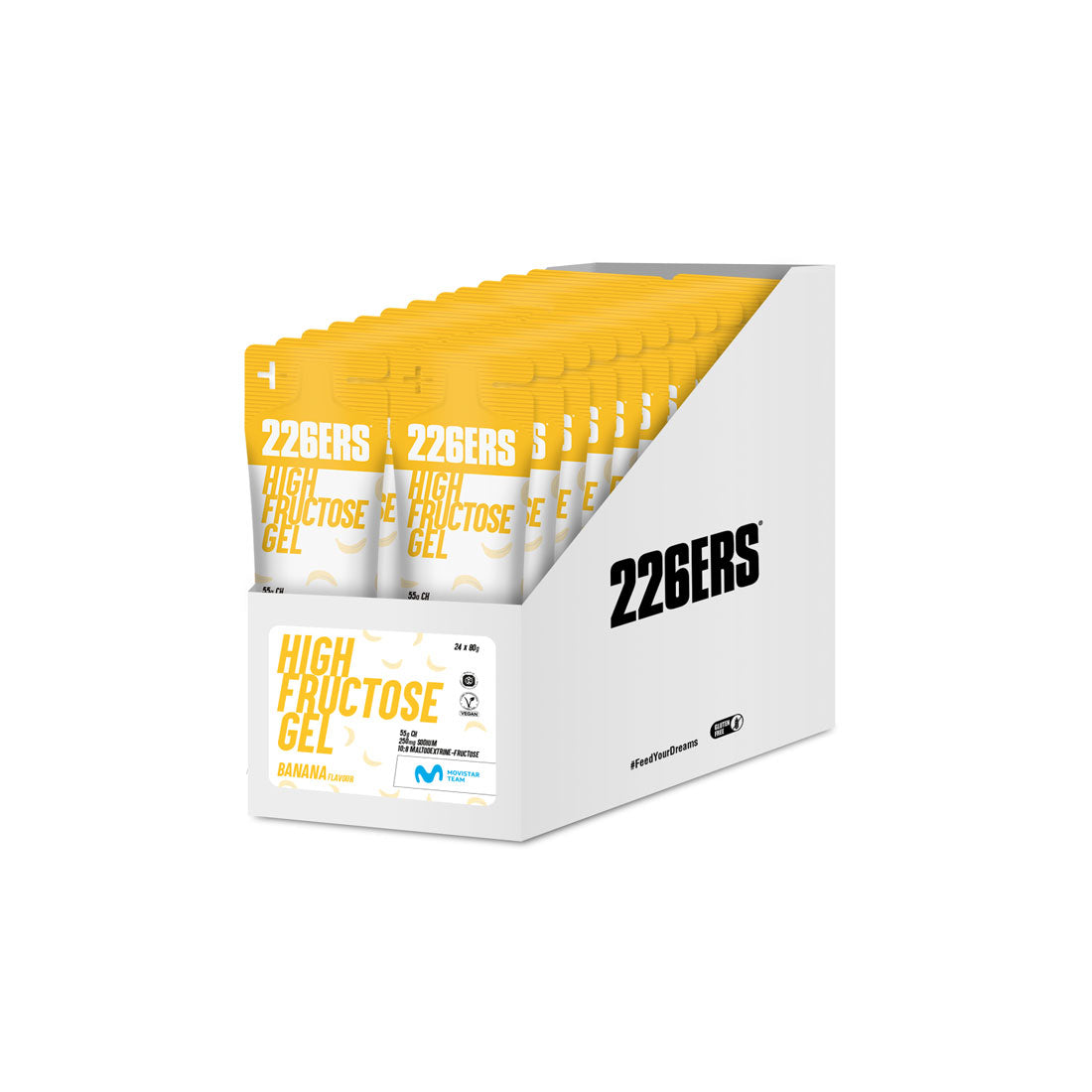 226ERS High Fructose Energiegel Doos (24x80gr)