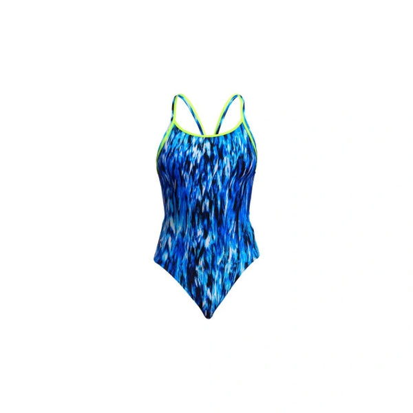 Funkita Diamond Back One Piece Wing Streak Badpak Dames