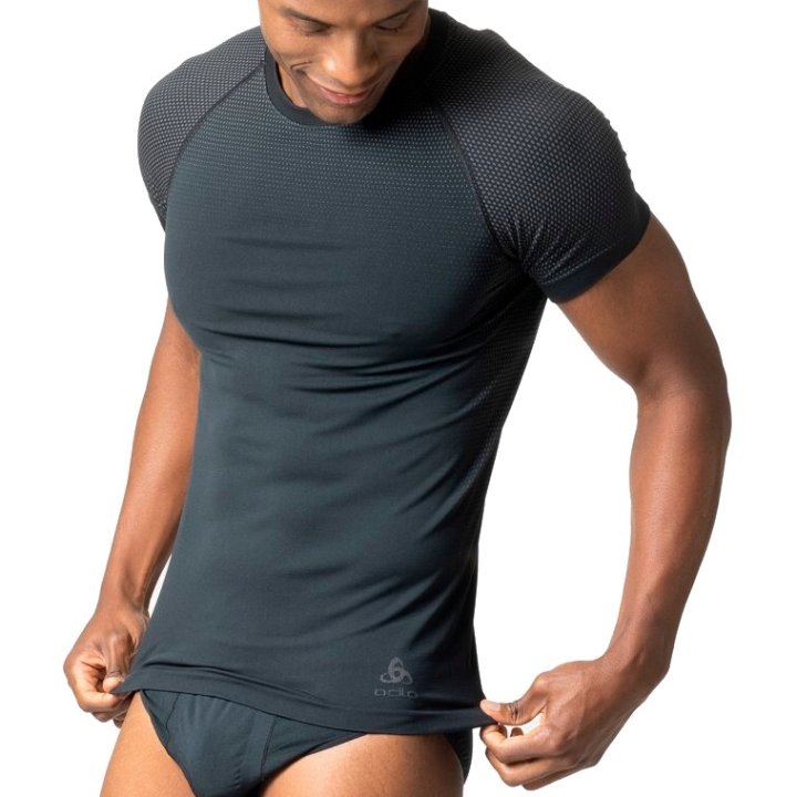 Odlo BL TOP crew neck s/s PERFORMANCE LIGHT Sports Underwear Men - black