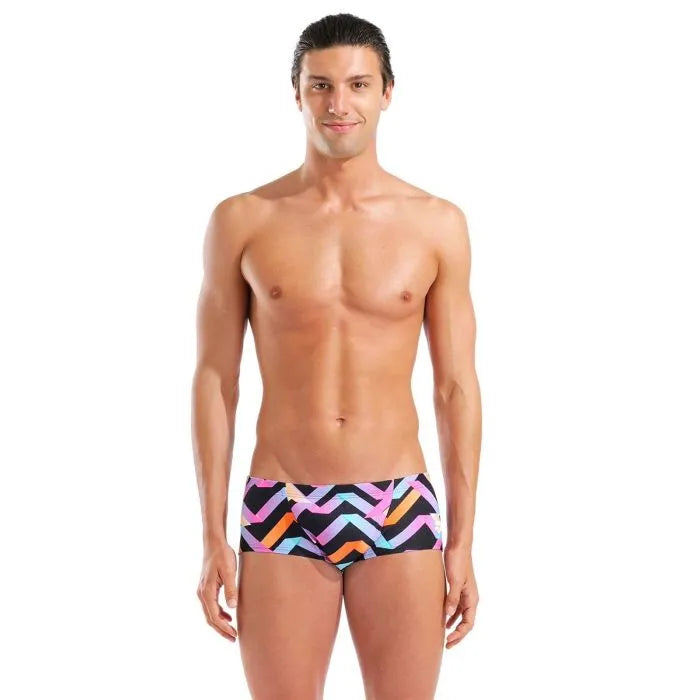 Arena Texture Swim Low Waist Short black-multi Heren