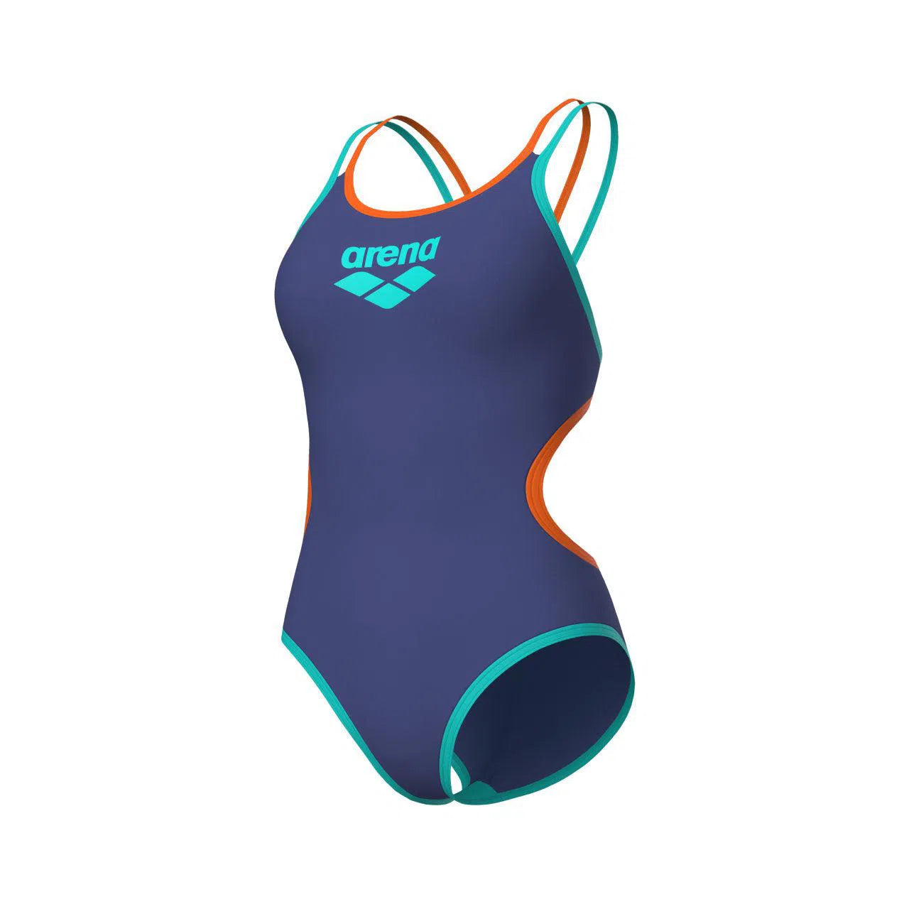 Arena One Double Cross Back One Piece Badpak Dames