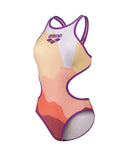 Arena One Morning Light Swimsuit Tech Back Badpak Dames