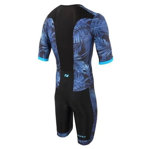 Zone3 Activate+ Tropical Palm Trisuit Korte Mouwen Heren