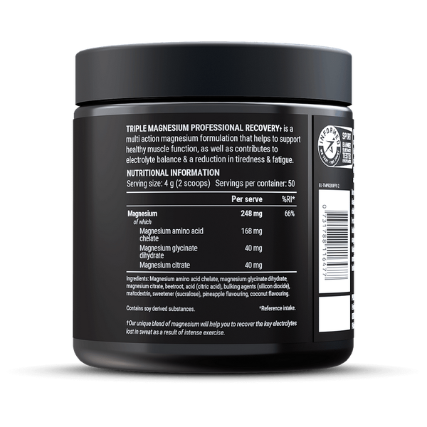 Pillar Performance Triple Magnesium Professional Recovery Powder